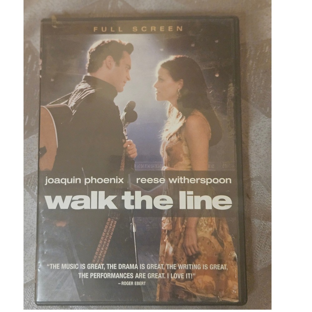 Walk the Line DVD 2005 Full Screen Joaquin Phoenix Reese Witherspoon Johnny Cash